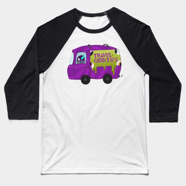 Travel Oddities Van Baseball T-Shirt by traveloddities